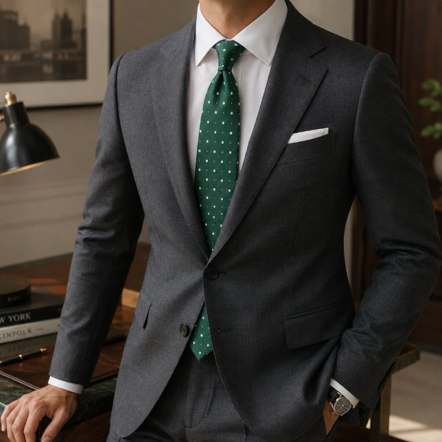 Emerald Green Polka Dot  Tie (Creator Uploaded)