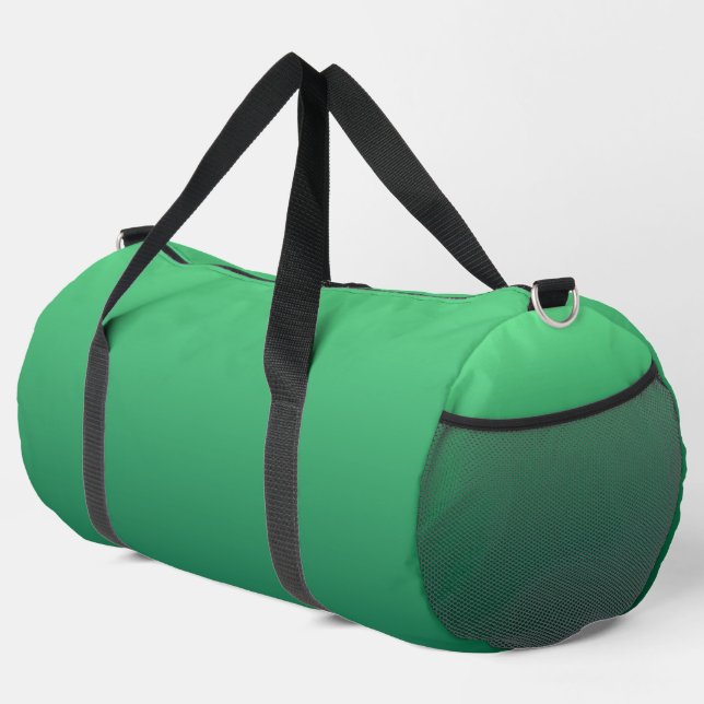 Emerald Green Shades  Duffle Bag (Right Corner)