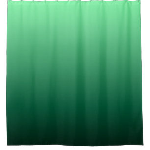 Emerald Green Shades Shower Curtain