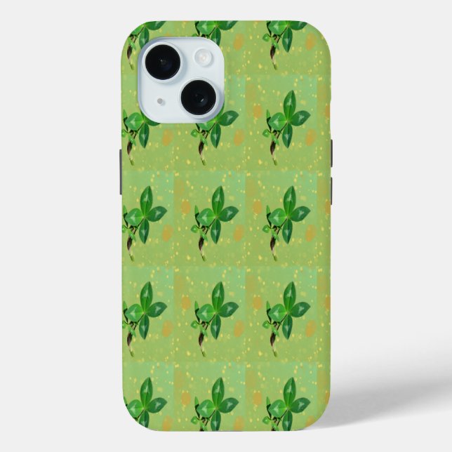 Emerald Green Shamrock cases (Back)