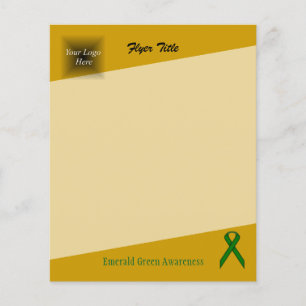 Emerald Green Standard Ribbon by Kenneth Yoncich Flyer