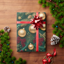 Emerald Green Velvet Luxury Christmas,Gold Ornamen