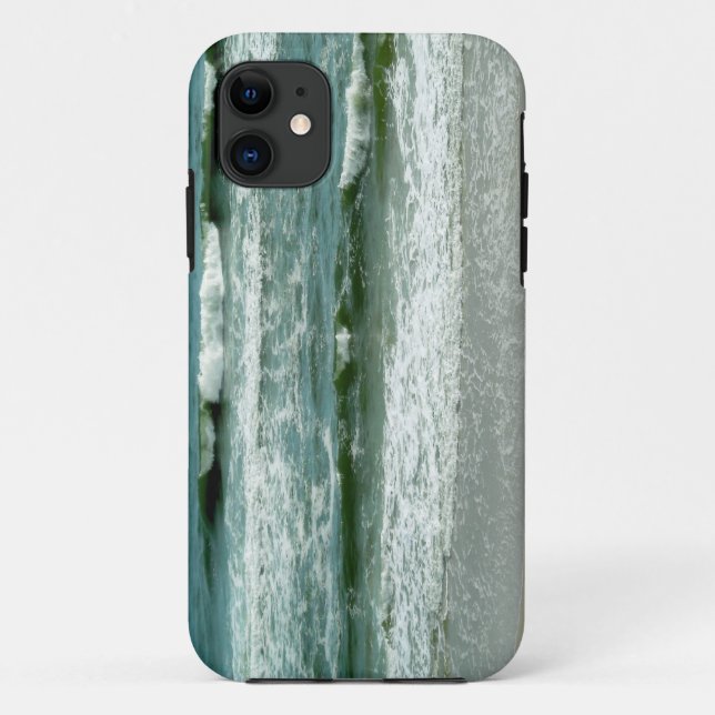 Emerald Green Waves at Panama City Beach Florida Case-Mate iPhone Case (Back)
