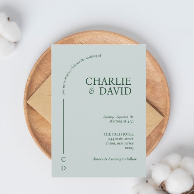 Emerald green wedding invitations  (Creator Uploaded)