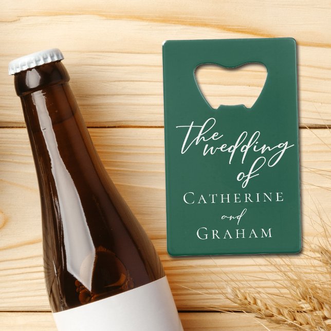 Emerald Green White Personalised Wedding (Creator Uploaded)