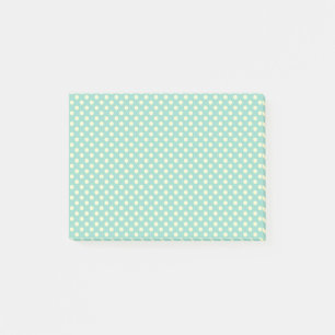 Emerald Green with Yellow Polka Dots by STaylor Post-it Notes