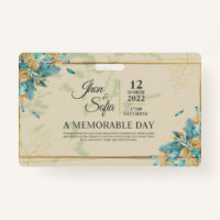 Emerald Greenery Faire-part de mariage Décontracté