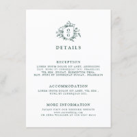 Emerald Greenery Vintage Botanical Wedding Details