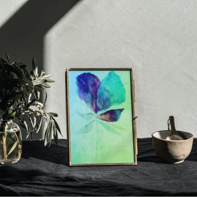 Emerald Greenery Watercolor Magic Floral Poster (Creator Uploaded)