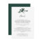 Emerald Greenery Wedding Details Enclosure Card