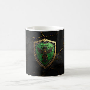 Emerald Guardian Eagle Fantasy Coffee Mug