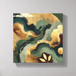 Emerald Harmony Canvas Print