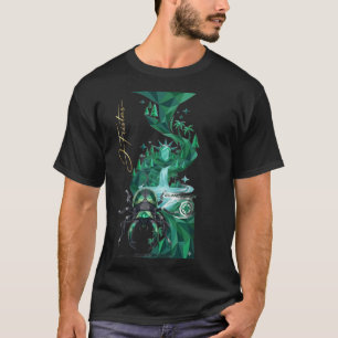 “Emerald Island Beetle – Artistic Nature Black T-Shirt