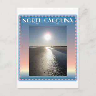 Emerald Isle Beach, NC at Sunset Postcard