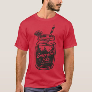 Emerald Isle NC Summertime Vacationing Mason Jars  T-Shirt