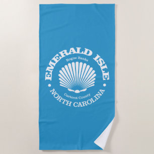 Emerald Isle (seashell) Beach Towel