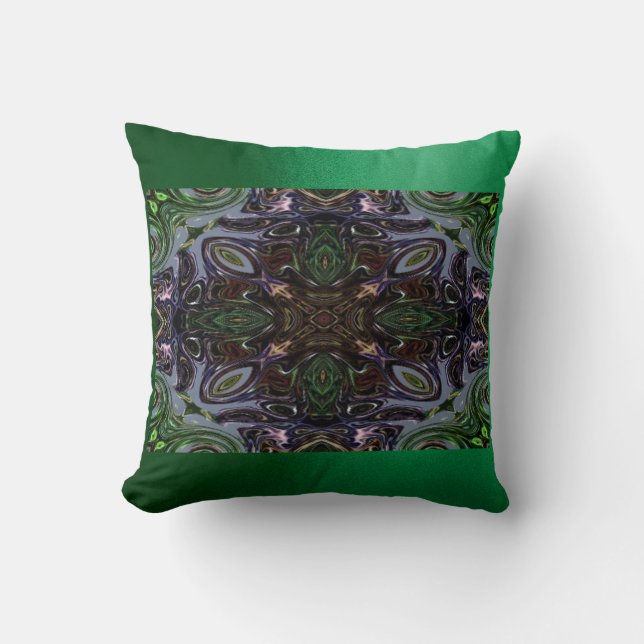 Emerald Jewel Pillow-Design 1 Cushion (Front)