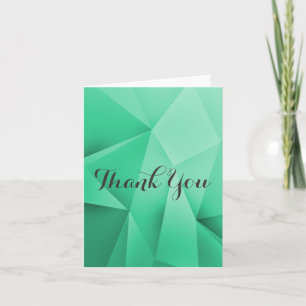 Emerald Jewel Tones Thank You Card