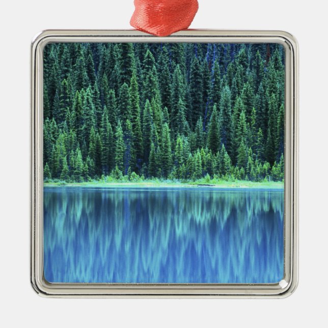 Emerald Lake, Yoho NP, BC, Canada Metal Tree Decoration (Front)
