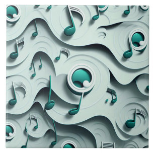 Emerald music theme tile