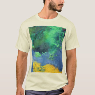 Emerald Ocean seascape in aquamarine T-Shirt