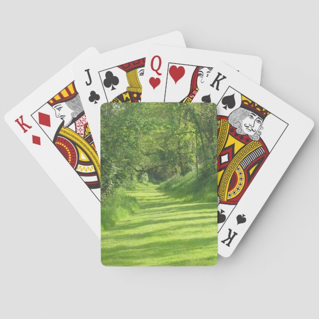 "Emerald Path" Playing Cards (Back)