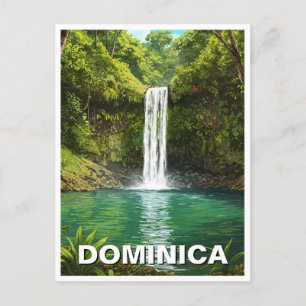 Emerald Pool Dominica Postcard