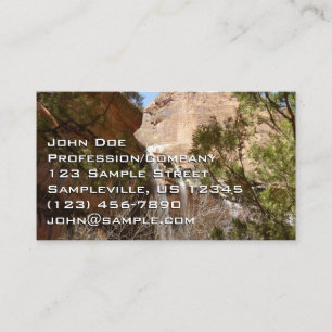 Emerald Pool Falls I from Zion National Park Business Card