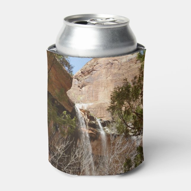 Emerald Pool Falls I from Zion National Park Can Cooler (Can Front)