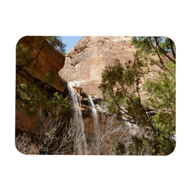 Emerald Pool Falls I from Zion National Park Magnet (Horizontal)