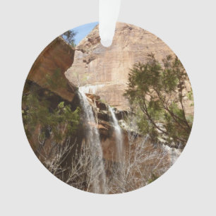 Emerald Pool Falls I from Zion National Park Ornament