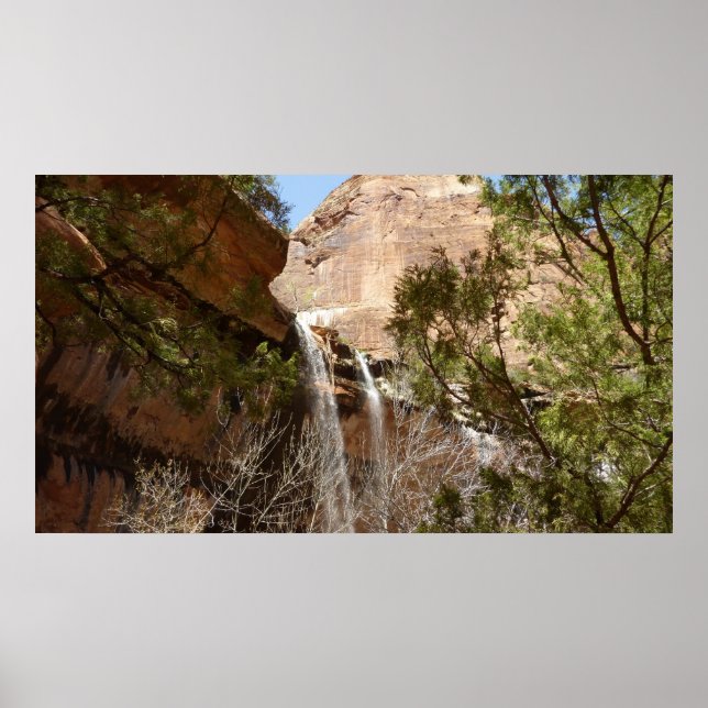 Emerald Pool Falls I from Zion National Park Poster (Front)