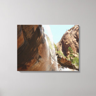 Emerald Pool Falls II from Zion National Park Canvas Print