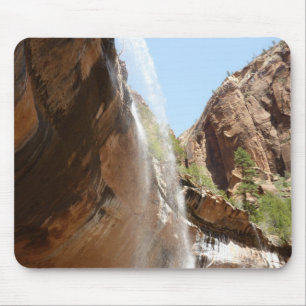Emerald Pool Falls II from Zion National Park Mouse Pad