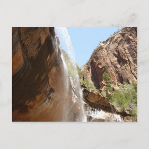 Emerald Pool Falls II from Zion National Park Postcard