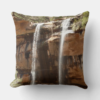 Emerald Pool Falls IV from Zion National Park Cushion