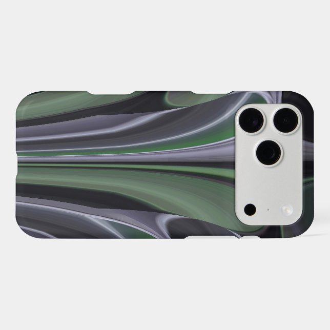 Emerald Radiance | Beautiful Green Aurora Texture  (Back (Horizontal))