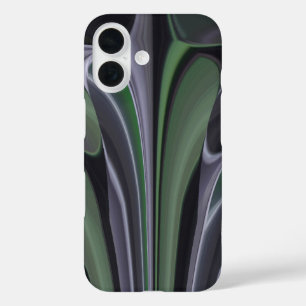 Emerald Radiance Beautiful Green Aurora Texture iPhone 16 Case