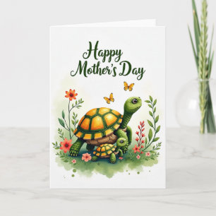 Emerald Reptile Mothers Day Card