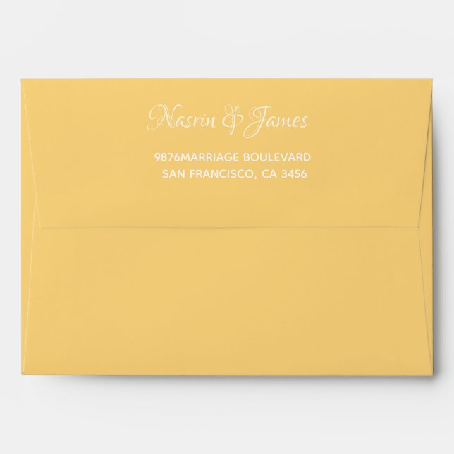 Emerald  Return Address Envelope (Back (Top Flap))