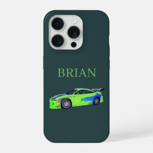 Emerald Roadrunner of the Verdant Horizon iPhone 15 Pro Case