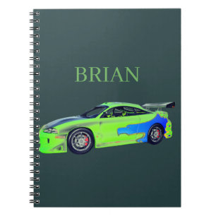 Emerald Roadrunner of the Verdant Horizon Notebook