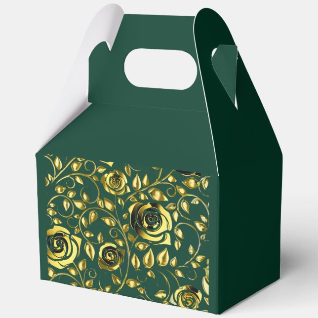 Emerald Romance decorative boxes (Back)