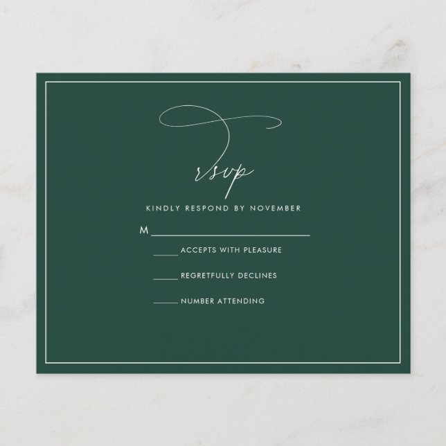 Emerald RSVP  (Front)