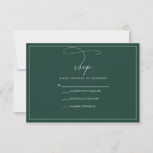 Emerald RSVP Card
