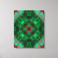 Emerald Sacred Geometry Fractal Art