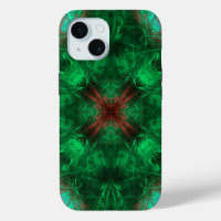 Emerald Sacred Geometry Fractal Art