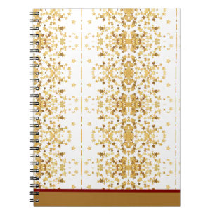 Emerald Smiple Cute Santa  Notebook