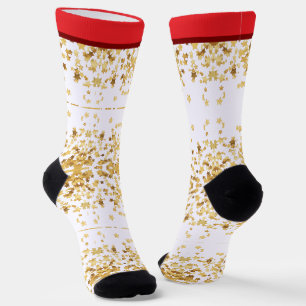 Emerald Smiple Cute Santa Socks