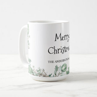 Emerald soft green country theme coffee mug